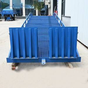 8-12 Ton camion idraulico forbice piattaforma di sollevamento banchina di carico con rampa - Product Image 3