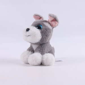 Perro <span class=keywords><strong>de</strong></span> Peluche Babywolf Sparkle Eyes <span class=keywords><strong>Schnauzer</strong></span> Hecho <span class=keywords><strong>de</strong></span> Spandex con Pelo Largo - Product Image 2