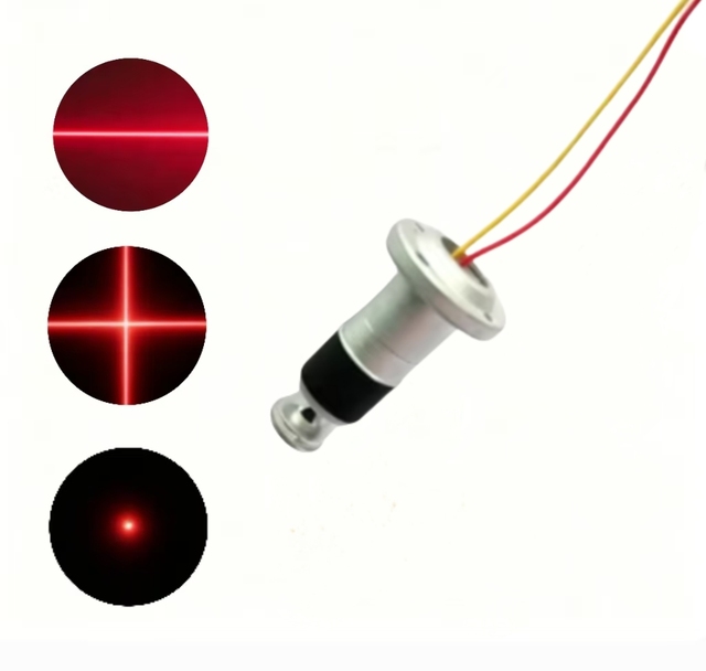 650nm 1mW Red Laser Diode Module Focusable Dot Line Cross Pattern for Industrial Alignment Positioning Sensing 1 Year Warranty