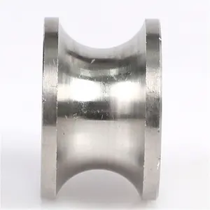 304 stainless steel U groove V groove H groove 68mm 15*68*29mm double bearing pulley