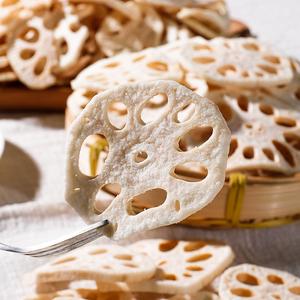 中国バーベキューフレーバー乾燥ロータスルートチップ低温脱水野菜クリスプボックスハードソルティスナック - Product Image 5