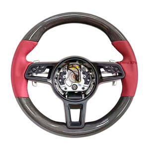 พวงมาลัยหนังแท้ Porsche สำหรับ CAYMAN Cayenne Panamera Macan tayneen 718 911 958 970 971 991 992 GT3 996 993 556 - Product Image 3
