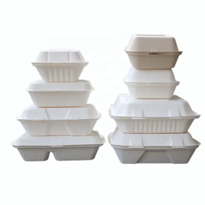 8x8 biodegradable togo food box