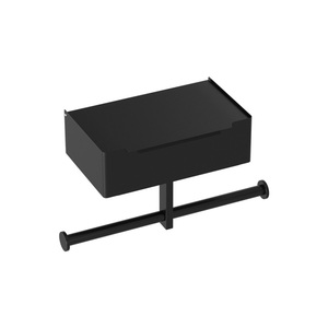 Zinc Alloy Wall-mounted Modern Design Punch-free <b>Tissue</b> Box Toilet Wipes Box Toilet Roll <b>Paper</b> Rack Mobile Phone Rack - Product Image 4