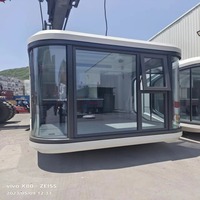 Maison Capsule Spatiale Modulaire Amovible Préfabriquée pour Usage Commercial et Résidentiel