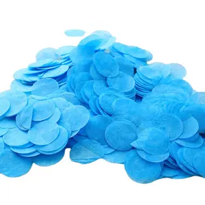 Eco-Friendly Water Soluble Shaped Table Round Confetti Rice Paper Confetti for wedding party