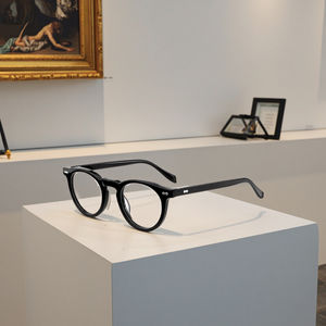 กรอบแว่นตาทรงกลมขนาดใหญ่ดีไซน์ใหม่กรอบแว่นตา unisex สุดหรูสำหรับแว่นตาคุณภาพสูงสำหรับผู้ชายกรอบแว่นตามีสไตล์สำหรับสุภาพสตรี - Product Image 6