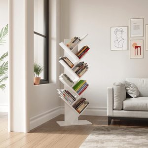 Estantería de madera con forma de árbol para el hogar, estantería moderna para dormitorio, combinación de puertas, libros para niños - Product Image 3