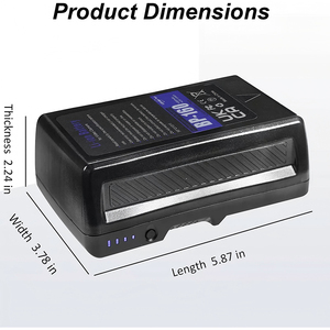 Batterie <span class=keywords><strong>Cowon</strong></span> en gros 14,8 V 10500 mAh 160 Wh V-Mount Lithium BP-160 BP160 pour caméscope, éclairages photo et moniteur - Product Image 2