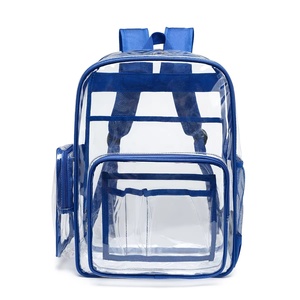 Mochila de estudiante impermeable de moda con monograma PVC transparente para estudiantes de secundaria - Product Image 1