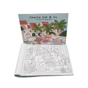 Tùy chỉnh A4 màu cuốn sách bù đắp giấy Coco wyo Màu cuốn sách may với keo ràng buộc softcover dành cho người lớn màu cuốn sách in ấn - Product Image 1