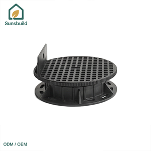 Sunsbuild Sistema de Soporte Ajustable para Terrazas de PP de 20-140 mm para Tarimas de Madera, WPC y Paisajismo Exterior - Product Image 1