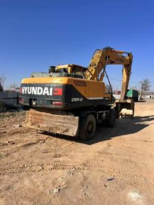 Excavatrice sur pneus d'occasion 21 tonnes, hydraulique, garantie 1 an, modèle 2023 Hyundai 210W-9t/R210W-9/R210W-7, moteur d'origine - Product Image 4