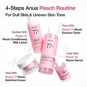 Crema Anua Peach 77 Enriquecida con Niacina 50 ml, Humectante Facial para Piel Seca - Product Image 6