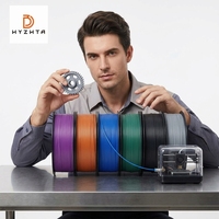 Filament PLA en fibre de carbone 1,75 mm, bobine de 1 kg, PLA-CF, filament d'imprimante 3D, haute rigidité, renforcé de fibre de carbone, impression FDM