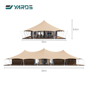Tentes de glamping au design unique, maisons préfabriquées en acier, tente hôtel-restaurant-lodge pour complexe hôtelier en forêt tropicale Y300 - Luxe en plein air - Product Image 3