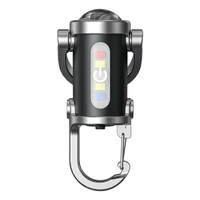 Lampe torche LED rechargeable 300LM EDC, étanche, 7 modes, mini torche à intensité variable, câble USB, portable, camping en plein air, cadeau