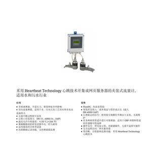 เครื่องวัดอัตราการไหลแบบอัลตราโซนิก Endress+Hauser รุ่น 9W4BA2-AALHGNAAAAABAGA2AK IP66 แบบหน้าแปลน สำหรับวัดน้ำ - Product Image 2