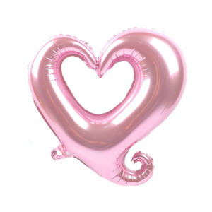 1pc 43 Inch Hook Heart Balloon Hélium Balloon Wedding Valentine's Day Decoration Birthday <span class=keywords><strong>Gogo</strong></span> Heart Foil Balloon - Product Image 6
