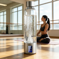 Générateur d'eau hydrogénée portable MYVOES 9000PPB haute concentration, rechargeable, contrôlé par application, pour extérieur, camping-car, voiture, maison