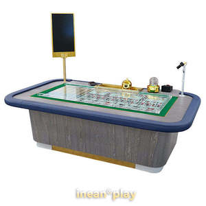 Table de jeu de <span class=keywords><strong>casino</strong></span> professionnelle Sic Bo avec dés électroniques pour le divertissement de jeu, Hold'Em, table en bois pliable, <span class=keywords><strong>Blackjack</strong></span> - Product Image 2