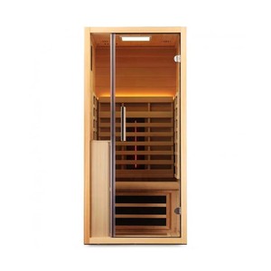 Sauna de Bajo EMF a Buen Precio, Sauna Seca Doméstica para 1 Persona, Cabina de Sauna Térmica de Madera con Infrarrojos - Product Image 1