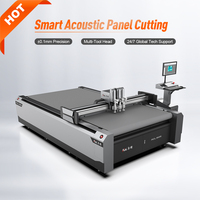 Machine de découpe numérique haute efficacité pour panneaux acoustiques en PET, mousse, éponge et fibres de polyester