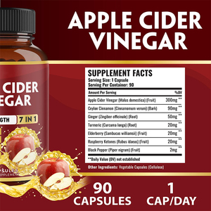 Capsule di Aceto di Mele Biologico <span class=keywords><strong>Keto</strong></span> a Marchio Privato, Prodotti Dimagranti per Adulti, Brucia Grassi - Product Image 2