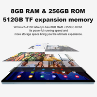 Wintouch Tablet Gaming 10.95 11 inci, Tablet PC octa-core RAM 8GB ROM 256GB, aplikasi dan game pembelajaran, hadiah terbaik untuk anak-anak dan siswa