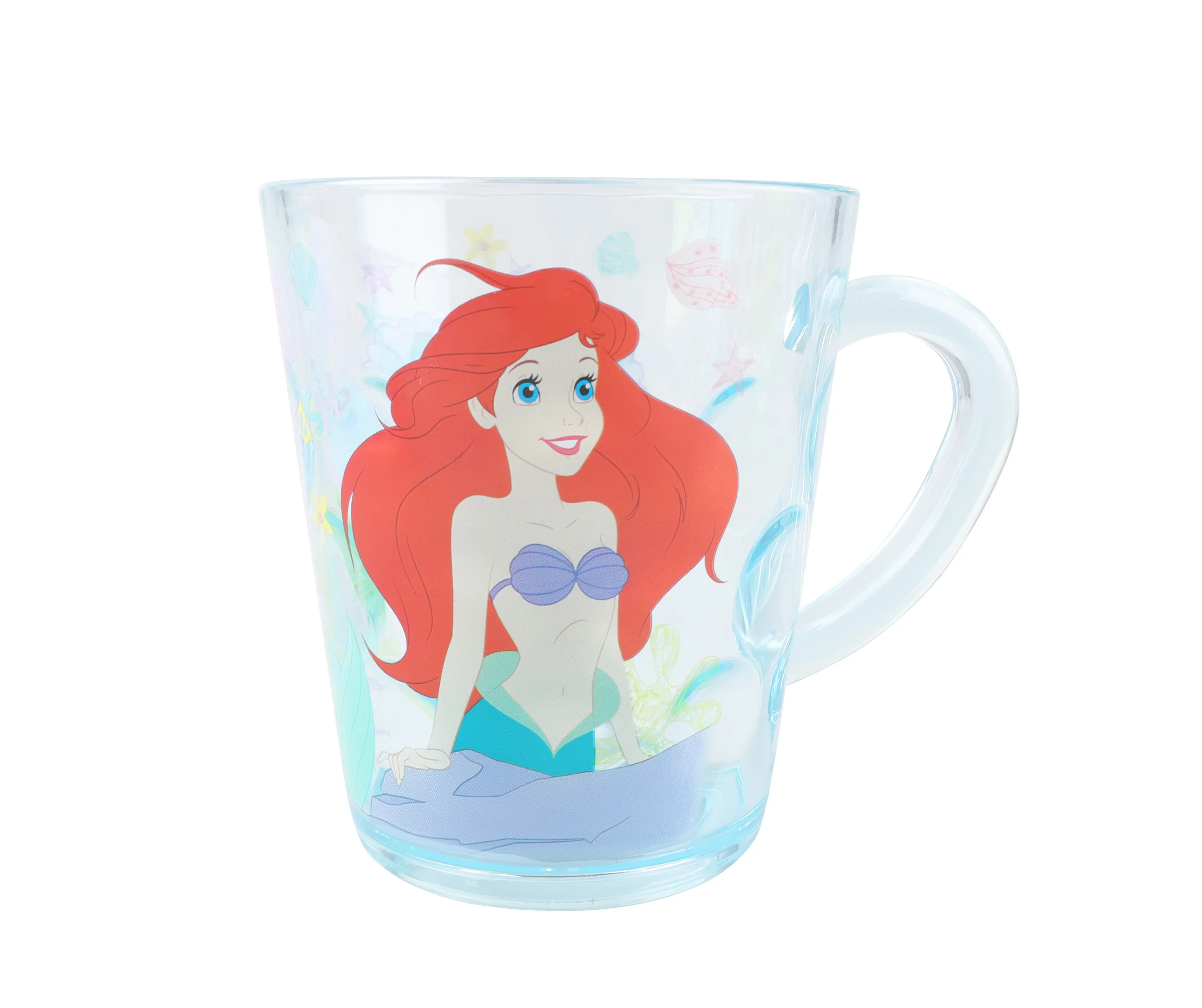 Disney Ariel crystal cup vaisselle tasse transparente tasses à boire enfants verres à eau