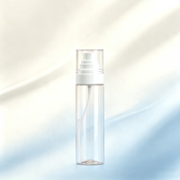 Flacon en PET transparent épais 50ml 100ml 120ml avec bouchon blanc, flacon pompe cosmétique, flacon de parfum