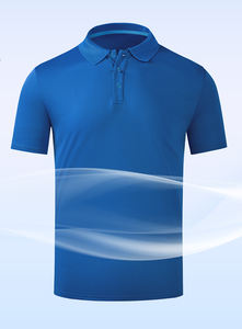 Xinrunjin เสื้อโปโลผ้าฝ้ายออกแบบได้ตามต้องการเป็นมิตรกับสิ่งแวดล้อมดีไซน์แบบมืออาชีพแขนสั้นทีมกิจกรรมกอล์ฟ - Product Image 5