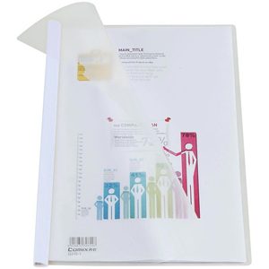 Carpeta de Reportes Qixin A4, Organizador de Archivos con Clip de Varilla Deslizante de Plástico y Borde Colorido para Uso en Oficina - Product Image 2