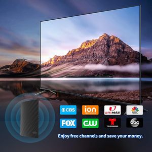 <span class=keywords><strong>Antena</strong></span> <span class=keywords><strong>de</strong></span> TV Digital HD para Interiores con <span class=keywords><strong>Amplificador</strong></span>, Receptor <span class=keywords><strong>de</strong></span> Señal <span class=keywords><strong>de</strong></span> <span class=keywords><strong>Televisión</strong></span>, Conector Macho F+9.5, Atracción Magnética Personalizable - Product Image 4