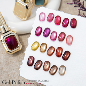 Vendeeni Factory 100colors Water Light Cat Eye Gel Polish Collection FREE TPO HEMA OEM Custom Cat Eye Gel <strong>Nail</strong> Polish <strong>Nail</strong> <strong>Art</strong> - Product Image 2