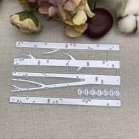 Matrice de découpe en métal pour albums photo DIY, carton, cartes de vœux, scrapbooking, découpe et gaufrage