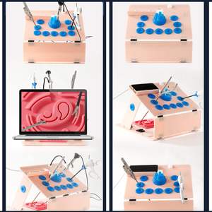 Alat Pelatihan Laparoskopi Trainer Laparoskopi dengan 10 Modul Pelatihan + 4 Alat Bedah Endoskop Sumbu Lurus - Product Image 5