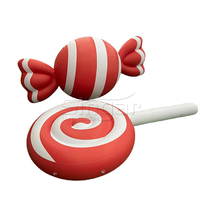 Bonbons géants gonflables hermétiques pour la décoration de Noël