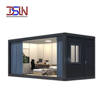 Maison moderne en verre pour véranda extérieure préfabriquée avec cadre en aluminium Maison commerciale en verre avec patio en verre trempé isolé Serre en verre
