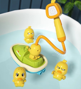 หัวฝักบัวรูป<span class=keywords><strong>ลูก</strong></span><span class=keywords><strong>เป็ด</strong></span> ของเล่นน้ำไฟฟ้า รูปเรือ แปลกใหม่ สนุก แฟนซี พ่นน้ำ ของเล่นอาบน้ำในห้องน้ำ ช่วยผ่อนคลาย ของเล่นเด็ก - Product Image 5