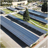 Système de montage de carport solaire DAH, structure en aluminium imperméable pour carport photovoltaïque, pour projet d'énergie solaire dans un parking