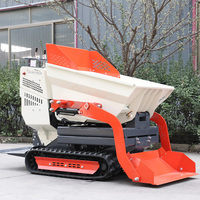 Kostenloser Versand Mini-Raupendumper Hydraulischer Raupenkipper 500kg 1 Jahr Vollhydraulisches System für Bau und Garten
