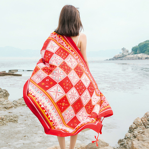 Écharpe ethnique en twill de coton et polyester de haute qualité pour femme, style écharpe à l'infini, collection automne, vente chaude en <span class=keywords><strong>Afrique</strong></span> - Product Image 4