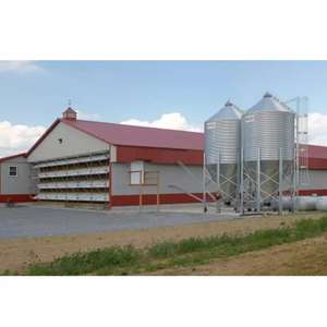 โรงเรือนเลี้ยงไก่แบบสำเร็จรูปโครงสร้างเหล็กสไตล์<span class=keywords><strong>บ้าน</strong></span>ไร่สมัยใหม่ของจีน ออกแบบสำหรับฟาร์มสัตว์ปีกและโรงเรือนเลี้ยงไก่เนื้อ - Product Image 3