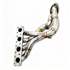 Collecteur d'échappement en acier inoxydable personnalisé LK, tuyaux d'échappement universels, downpipe sans catalyseur pour BMW 320 325 E46 N42 2003-2005 - Product Image 3