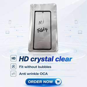 กระจก OCA สำหรับ <span class=keywords><strong>Xiaomi</strong></span> <span class=keywords><strong>Mix</strong></span> Fold4 Fold3 <span class=keywords><strong>Fold2</strong></span> Fold1 ฝาครอบหน้าจออะไหล่พร้อมติดตั้ง OCA ขายส่งจากโรงงานโดยตรง กระจกด้านนอก - Product Image 1