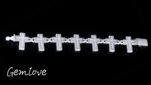 Erkek lüks ince iç içe yüzük in 9K/14K/18K altın ile Lab yetiştirilen Diamonds buzlu Out Hip Hop tarzı özel mektup küba yüzükler - Product Image 3