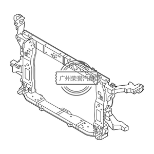 64101-S8100 Conjunto de Soporte Delantero Al-Jabi para Palisade 2022-24 64101S8100 - Product Image 1