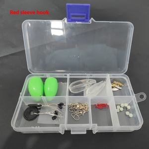 Ensemble de crochets de pêche à la mouche bande blanche flottant/coulant aide à la coulée cible de <span class=keywords><strong>carpe</strong></span> en plastique pour lac avec graines de melon Spinnerbait - Product Image 2