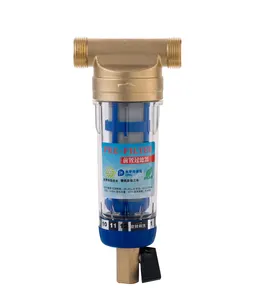 40 Micron Whole House Spin Down Sediment Water Filter With Scrapper Reusable Flushable Pre-Filtration System for ap water